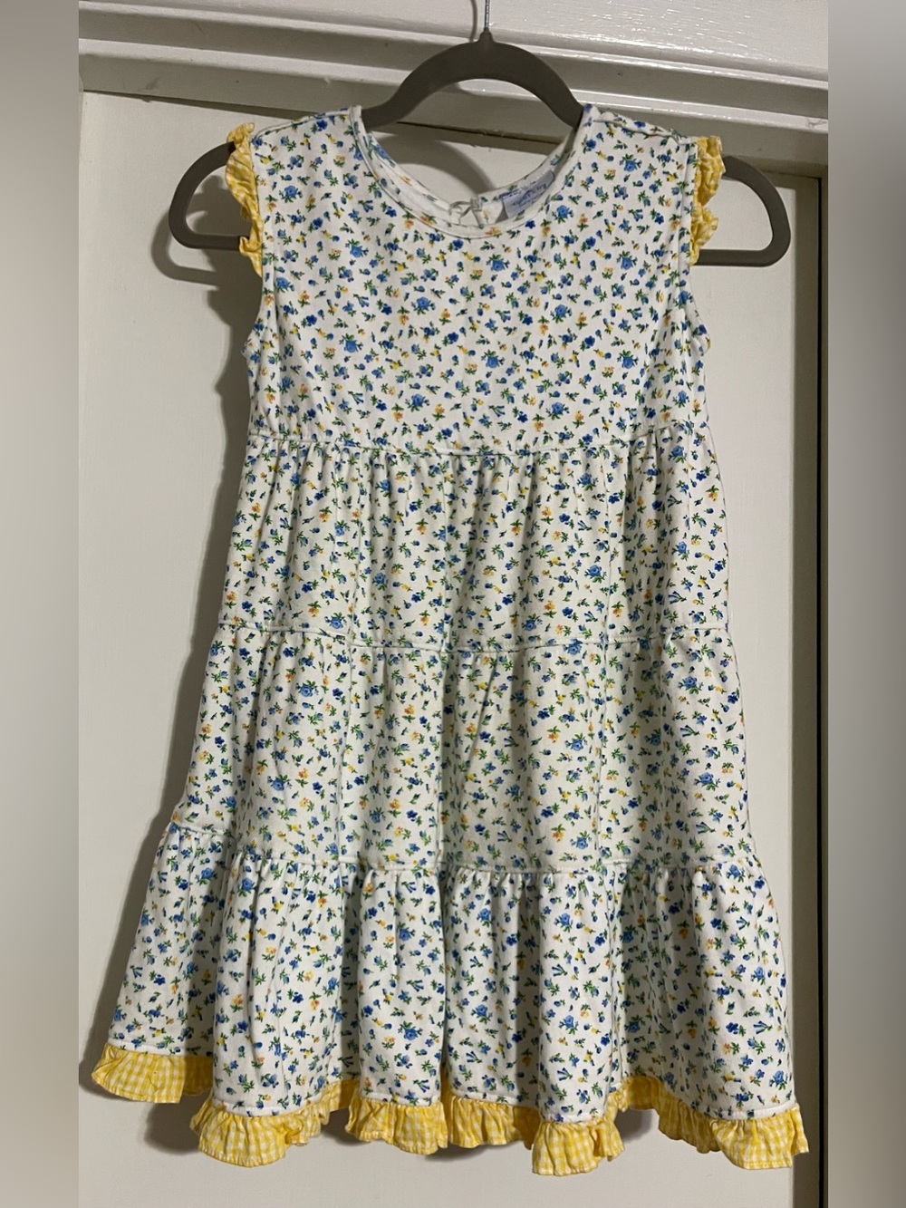 Girls Size 8 Eyelet & Ivy Floral Dress Cotton